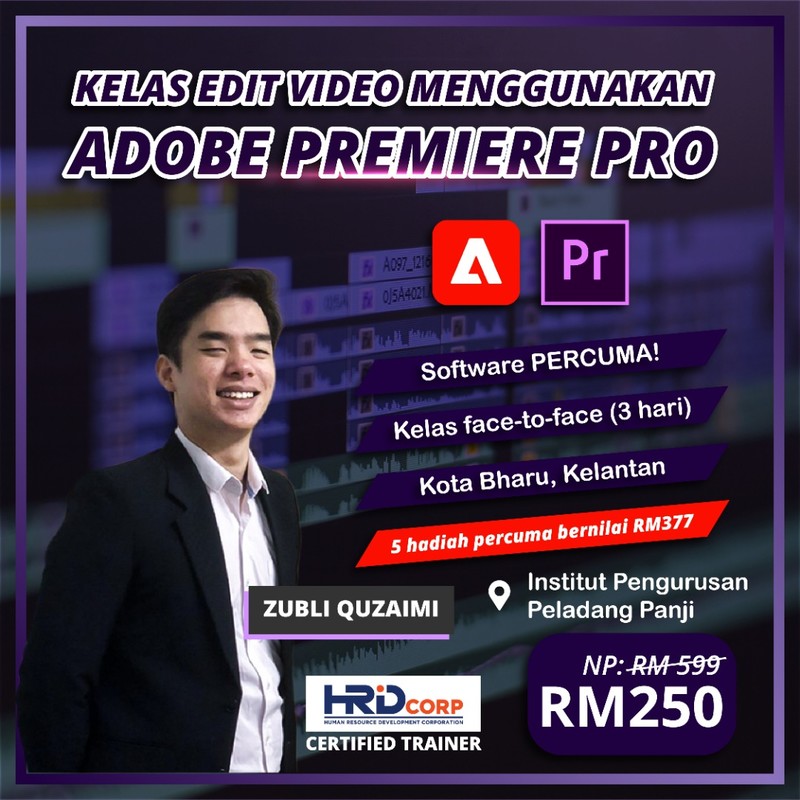 Kelas Edit Video Menggunakan Adobe Premiere Pro